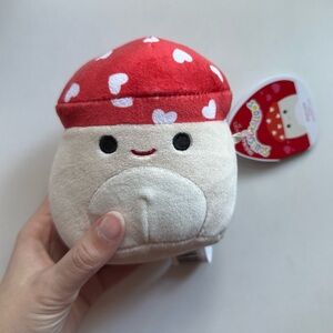 Mini Malcolm Valentines Day Mushroom Squishmallow